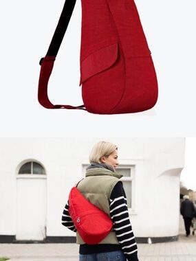 Nylon Red Sling Bag, Healthy Back Bag AmeriBag